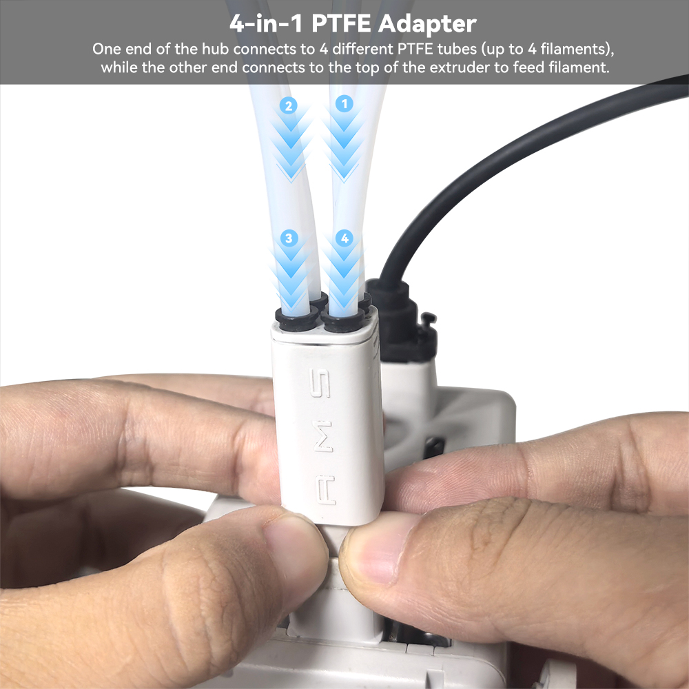3D Printing Industry - アップグレードされた4-in-1 PTFEアダプター（Bambu Lab A1/A1 mini AMS