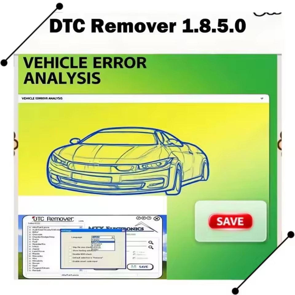 3D Printing Software - MTX DTCリムーバー1.8.5.0 ECU故障コード除去ソフトウェア（キーゲン9、追加のECUチューニングソフトウェア9種類付き）KESS、KTAG、FGTECH対応（O用）