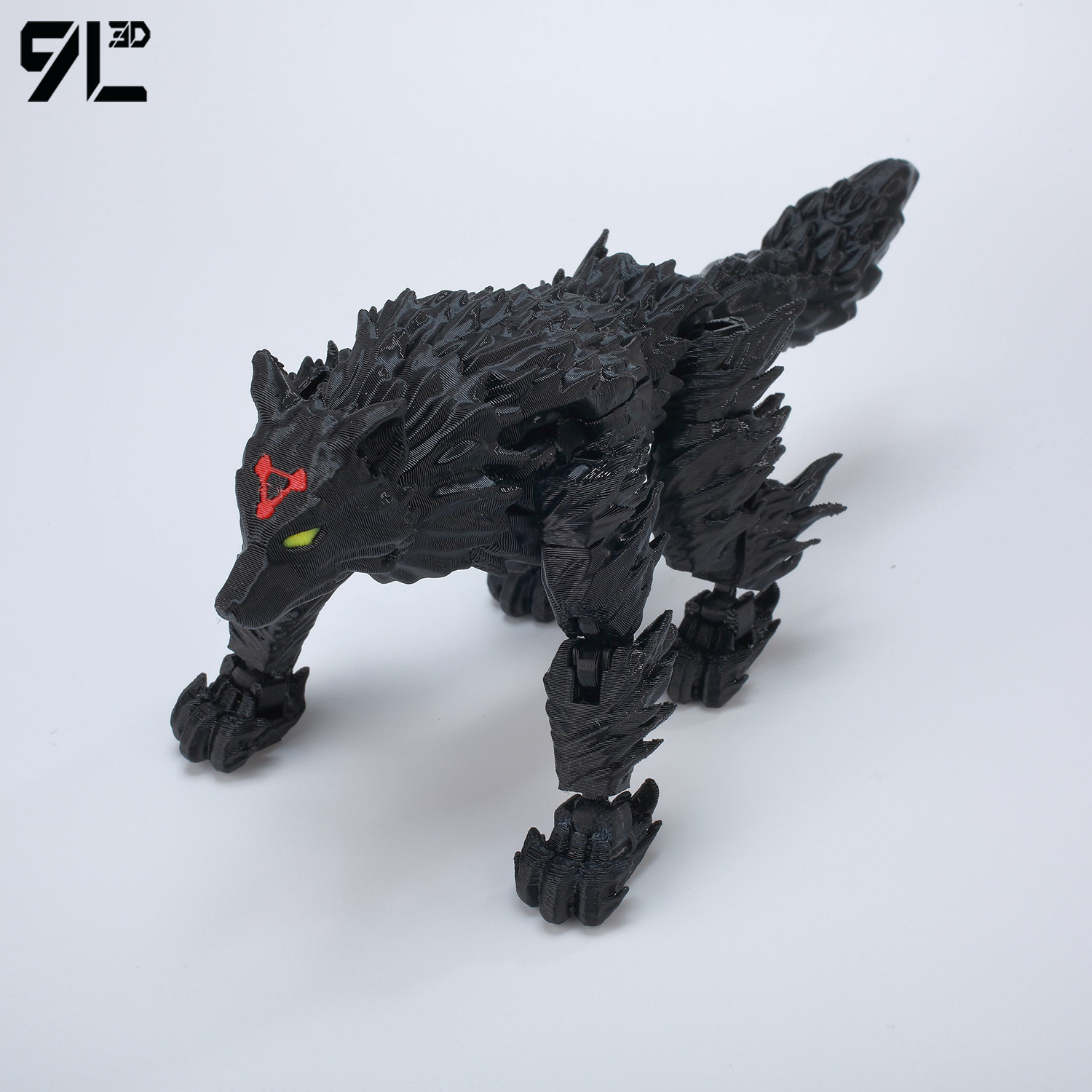 3D Printing Figure - 9L3D Lucky13 Dummy13 フォームアクションフィギュア玩具 3Dプリントアニメ多関節人形アニメキャラクターコレクティブル
