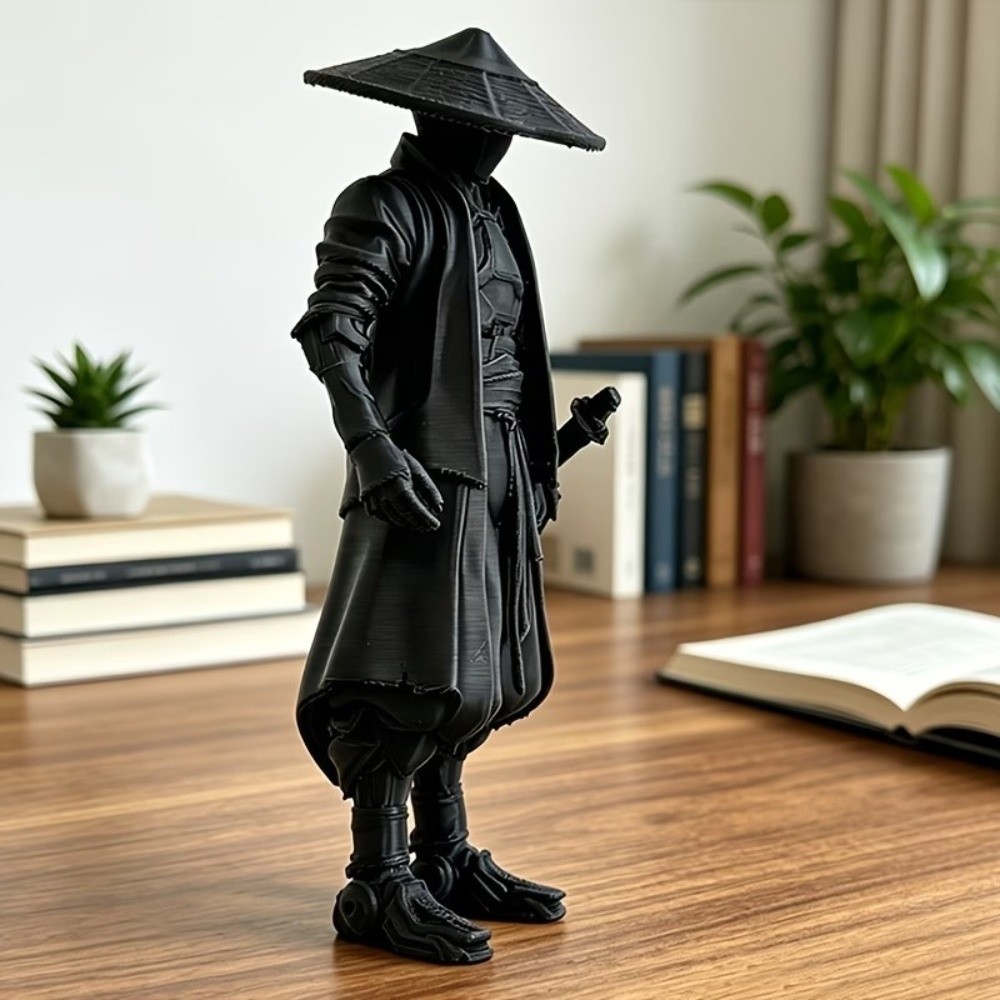 3D Printing Model Free - 面白い忍者像装飾モデルクリエイティブサムライオーナメント多機能3Dプリント戦士オーナメントデスク