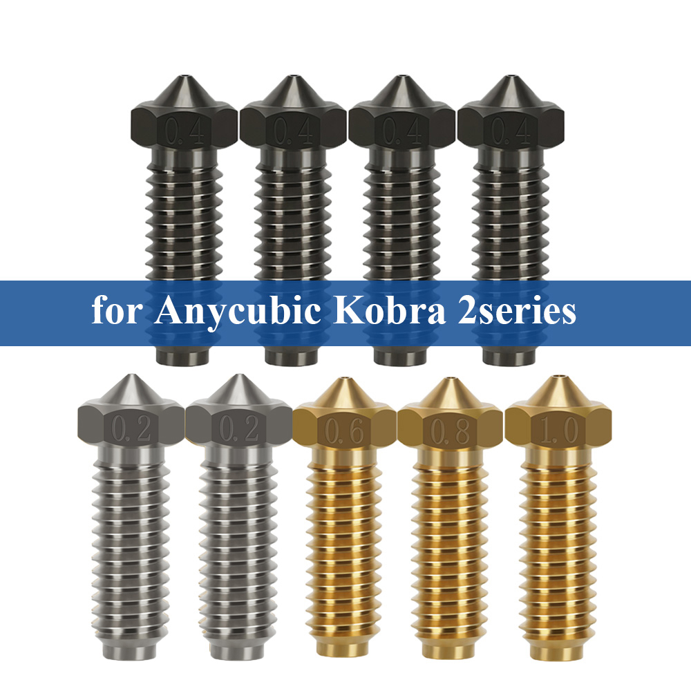 3D Printer Hotend Kit - 真鍮ノズル 1.75 ミリメートル硬化鋼 ANYCUBIC Kobra 2/2