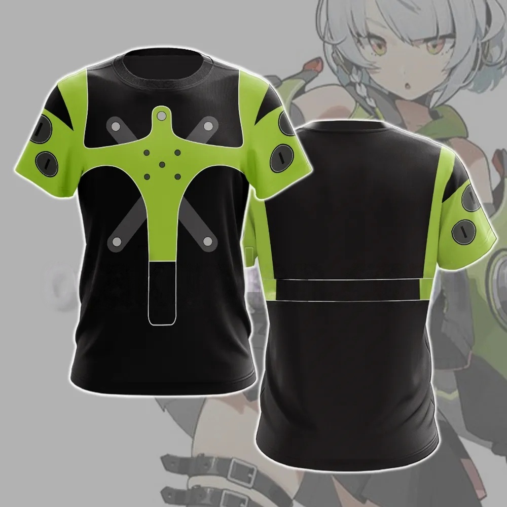 3D Printing Zone - 新しいゲーム Zenless ゾーンゼロコスプレ 3D プリント tシャツファッション男性/女性半袖