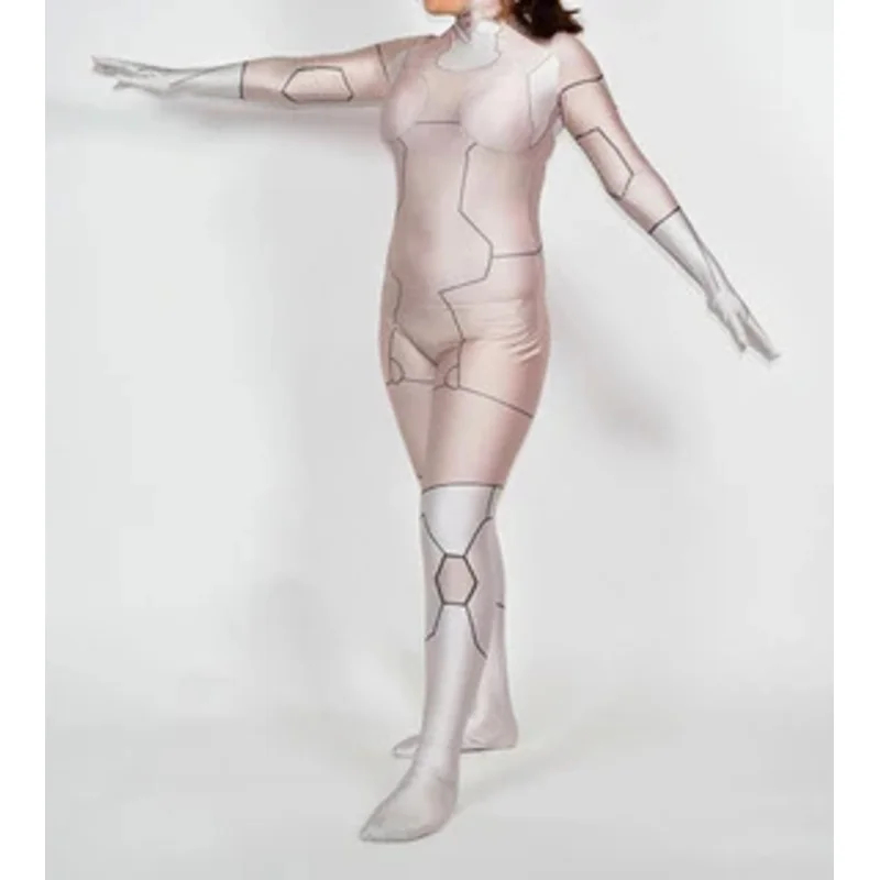 3D Printing Ghosting - ♥ 2026年新作ゴースト・イン・ザ・シェルコスプレ衣装、マジャー、3Dプリントキャットスーツ、大人用ハロウィンゼンタイ ★ ★ ★