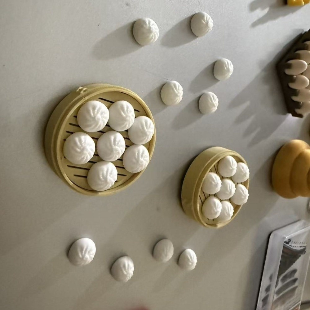 3Dプリント餃子冷蔵庫マグネットリアルな風変わりなミニチュア - 3D Printing Labubu のレビューと価格