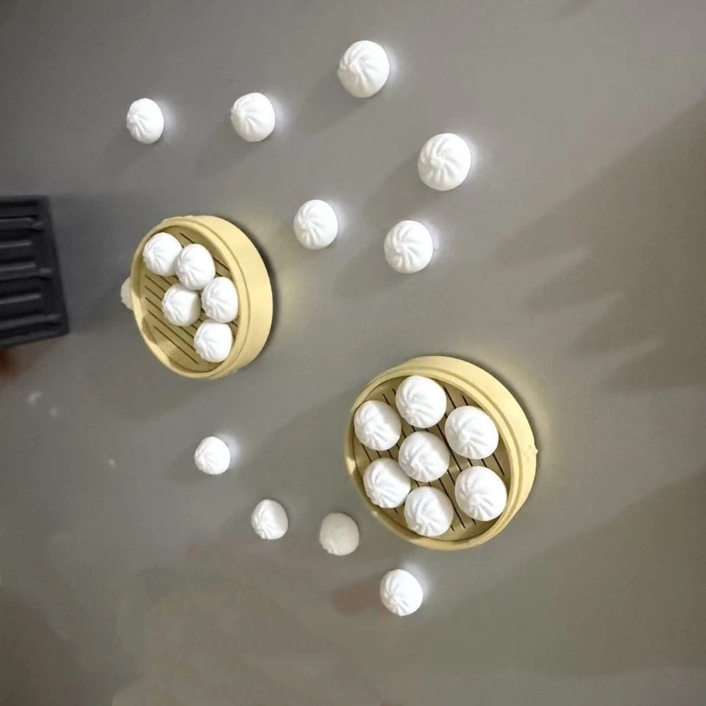 3Dプリント餃子冷蔵庫マグネットリアルな風変わりなミニチュア - 3D Printing Labubu のレビューと価格