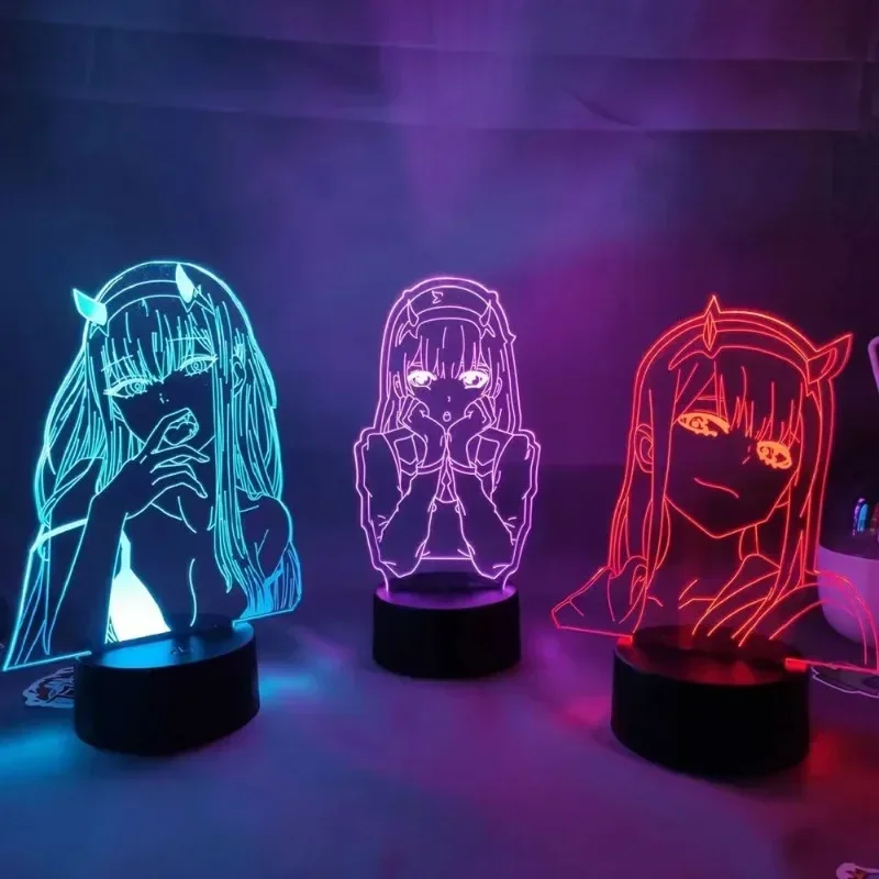 LEDナイトライト,3Dアクションフィギュア,色が変わるおも - 3D Printing Figure のレビューと価格