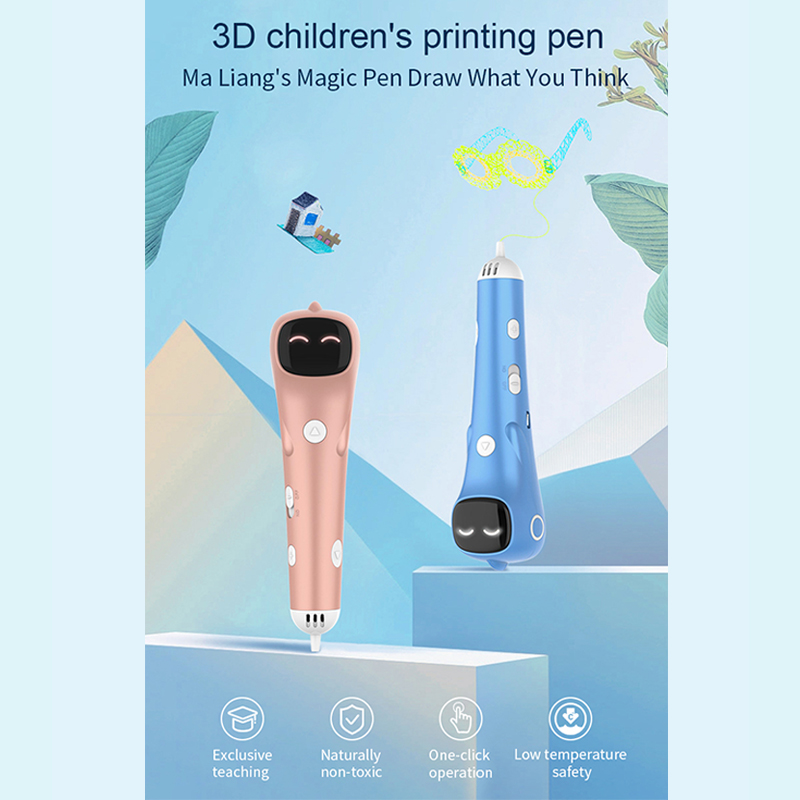 子供用DIY落書き描画ペン 3Dペン デジタルスクリーン 火 - 3D Printing Industry のレビューと価格