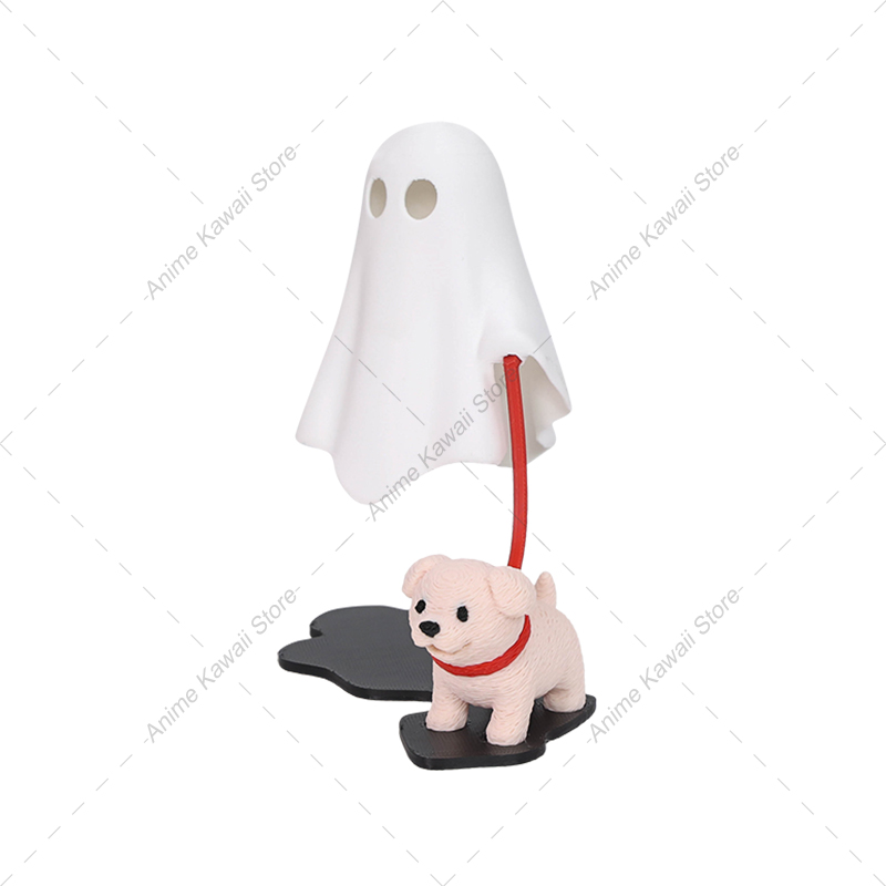 3D プリントされた犬の置物付きゴーストフィギュアかわいい漫 - 3D Printing Ghosting のレビューと価格