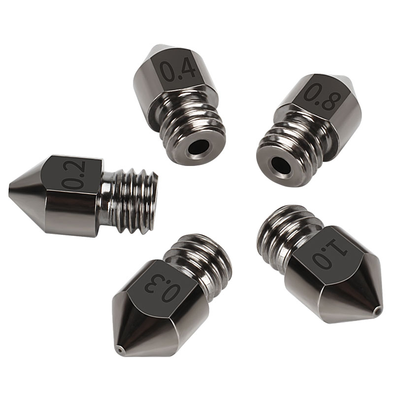 超硬化鋼ノズル MK8 5 ピース/ロットハード Repra - 3D Printer Hotend Kit のレビューと価格