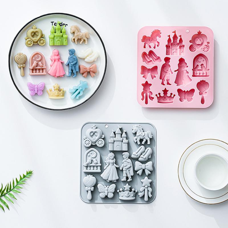 🌸 12個取りプリンス・プリンセスシリコンモールド3Dリボン - 3D Printing Model Free のレビューと価格