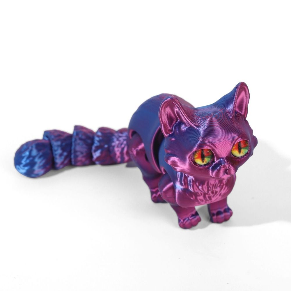 大きな目を持つ3Dプリント猫モデルリアルなデザインの創造的な - 3D Printing Figure のレビューと価格