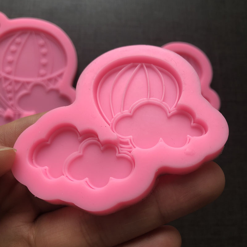 クラウドレインボーシリコーンフォンダンモールド熱気球チョコレ - 3D Printing Model Free のレビューと価格