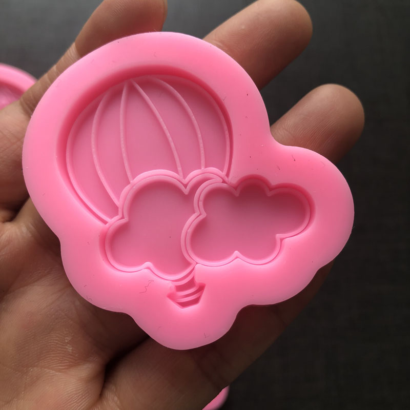 クラウドレインボーシリコーンフォンダンモールド熱気球チョコレ - 3D Printing Model Free のレビューと価格