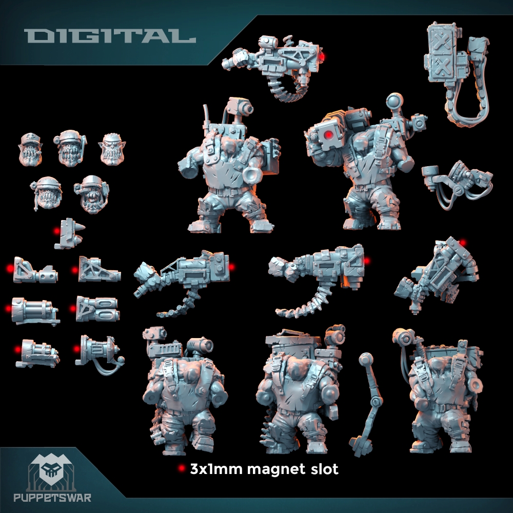 Orc Ultimate Badasses Squad、グリ - 3D Printing Figure のレビューと価格