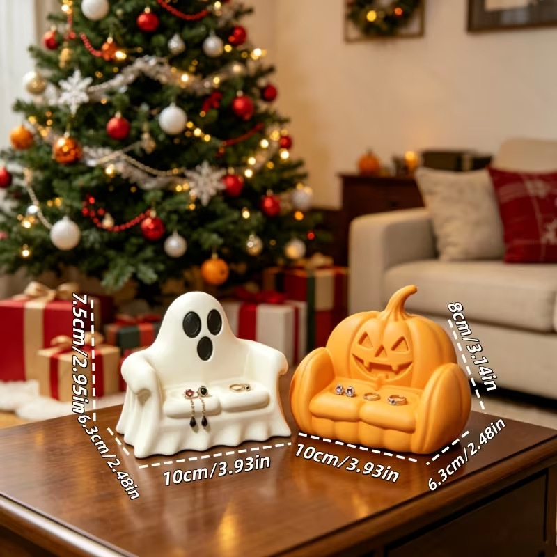 3D プリントゴーストジュエリーホルダーカボチャソファ小物入 - 3D Printing Ghosting のレビューと価格