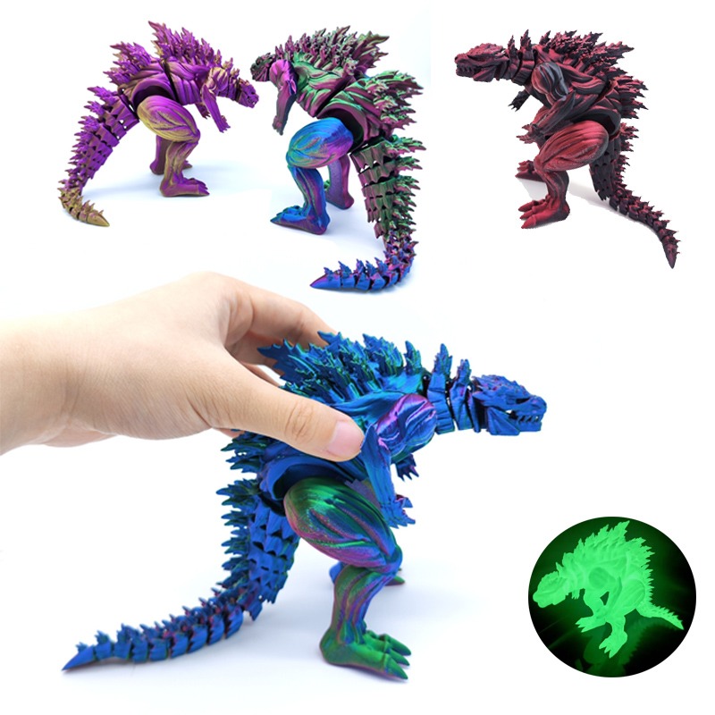 3D 印刷筋肉恐竜アクションフィギュアミニおもちゃモンスター - 3D Printing Figure のレビューと価格