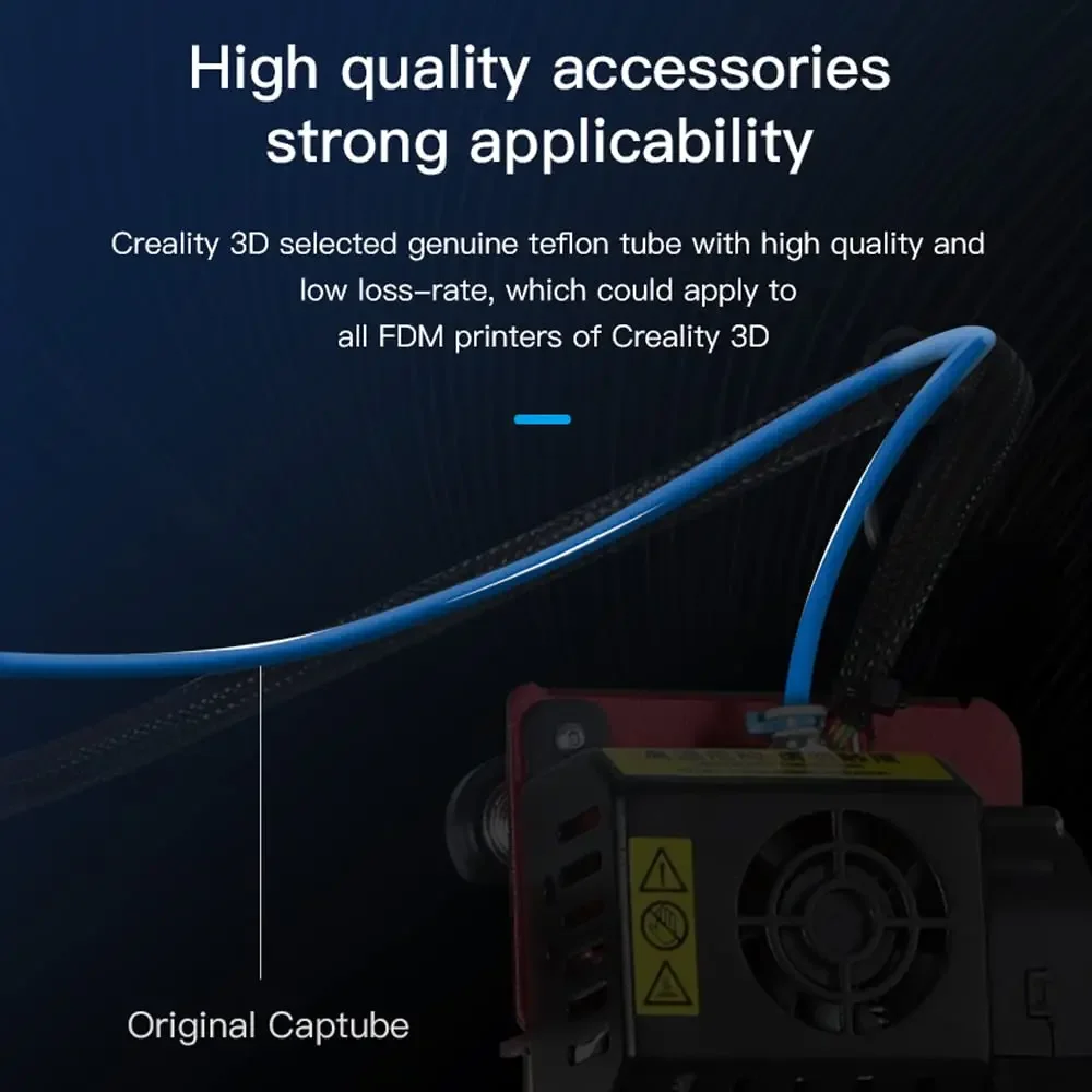 CREALITY カプリコーンボーデン用 PTFE チューブ - 3D Printing Industry のレビューと価格