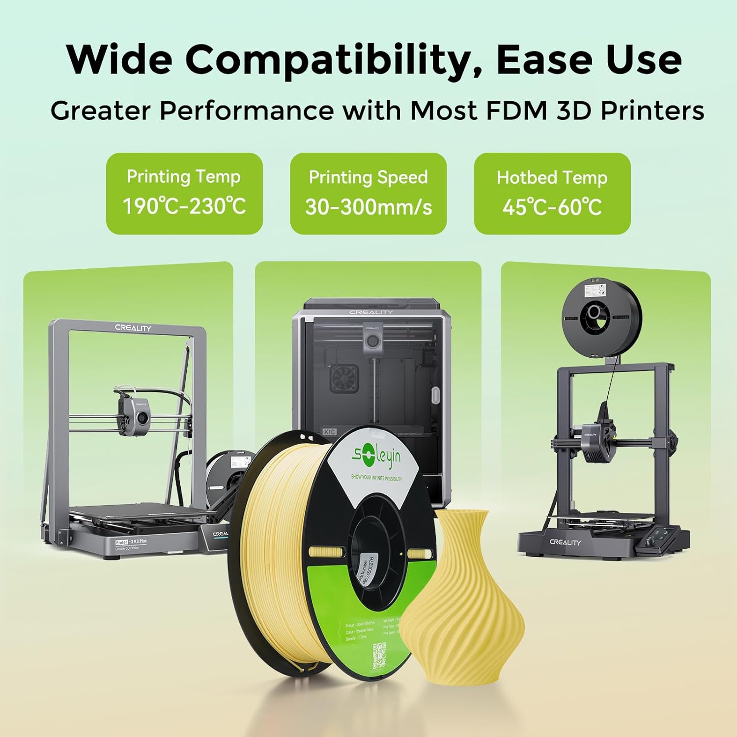 Creality プレミアム PLA 3Dプリンターフィラメ - 3D Printing Result のレビューと価格