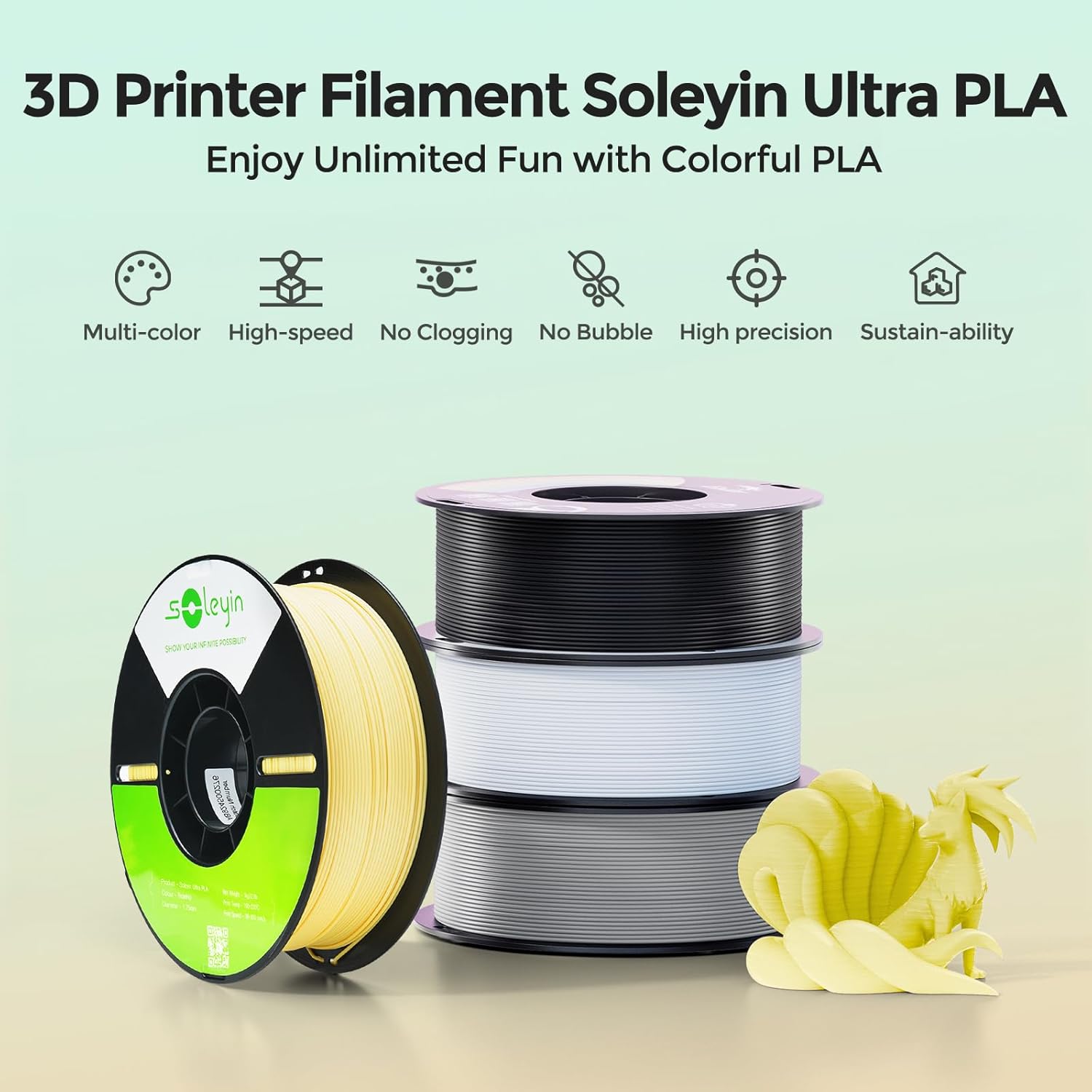 Creality プレミアム PLA 3Dプリンターフィラメ - 3D Printing Result のレビューと価格