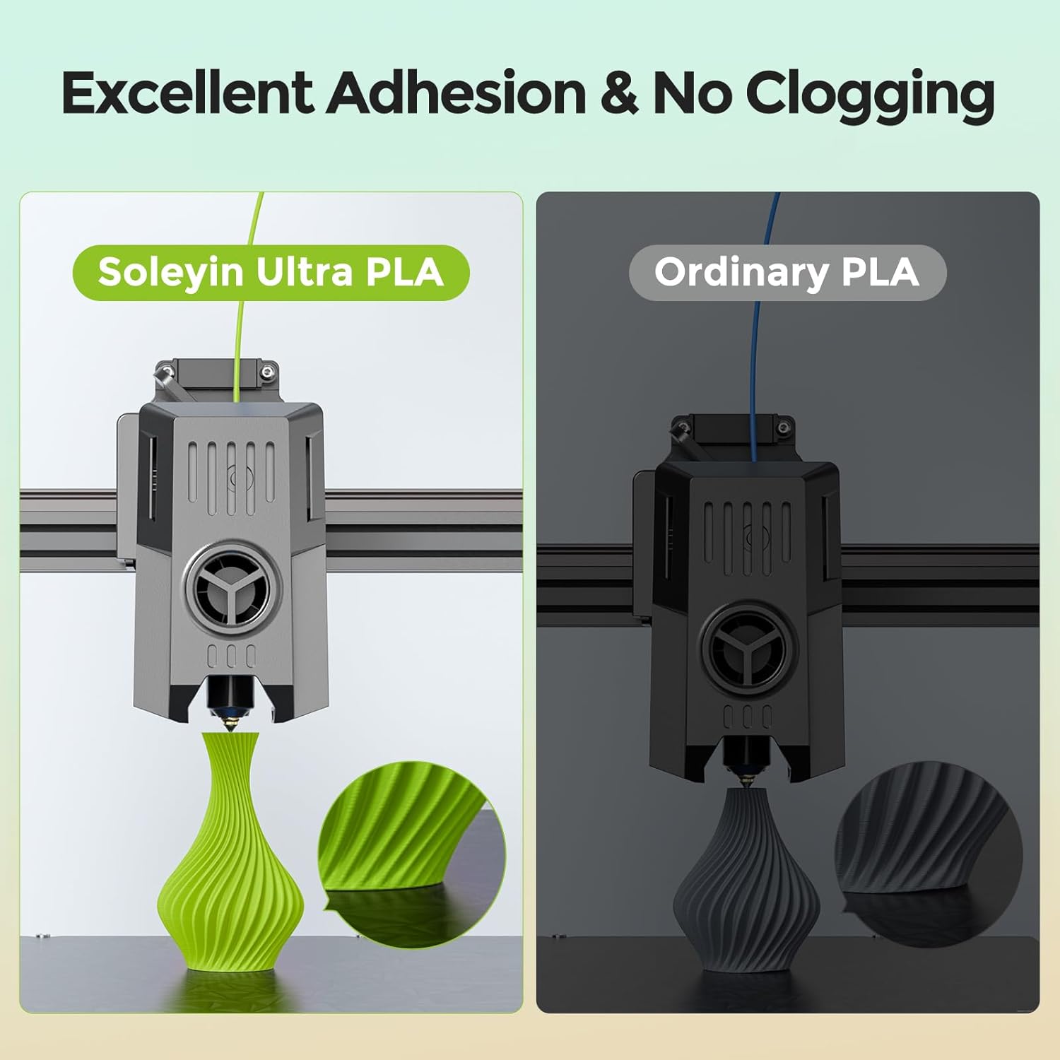 Creality プレミアム PLA 3Dプリンターフィラメ - 3D Printing Result のレビューと価格