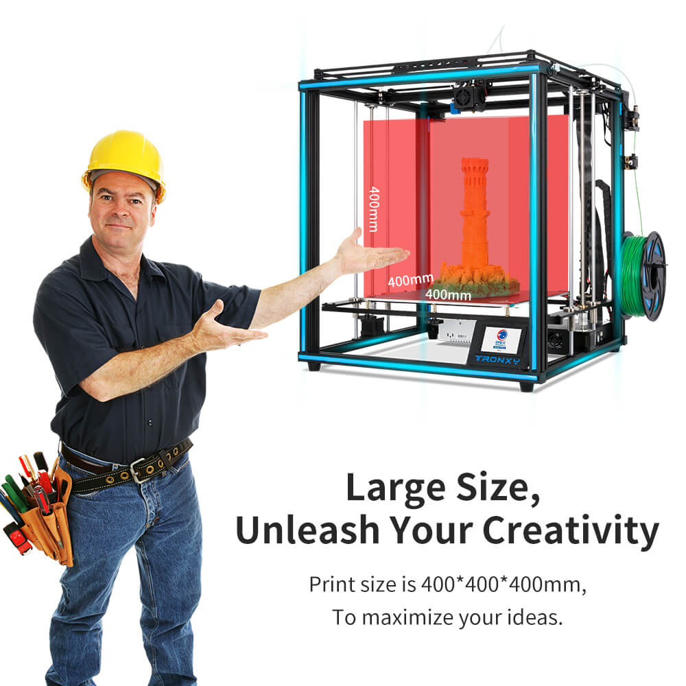 Tronxy-X5SA 3Dプリンター,印刷サイズ8g,手動 - 3D Printing Software のレビューと価格