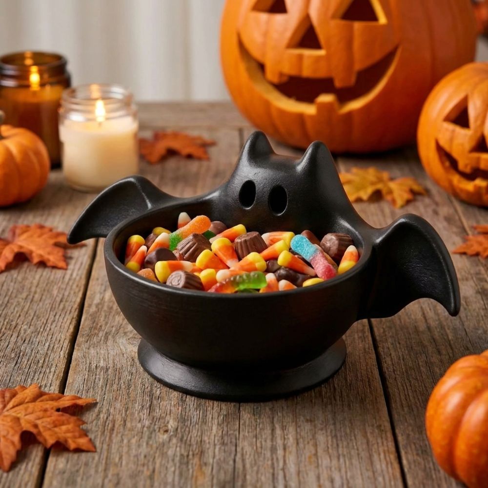 3Dプリント製ハロウィンコウモリ型収納ボウル、光るキュートな - 3D Printing Ghosting のレビューと価格