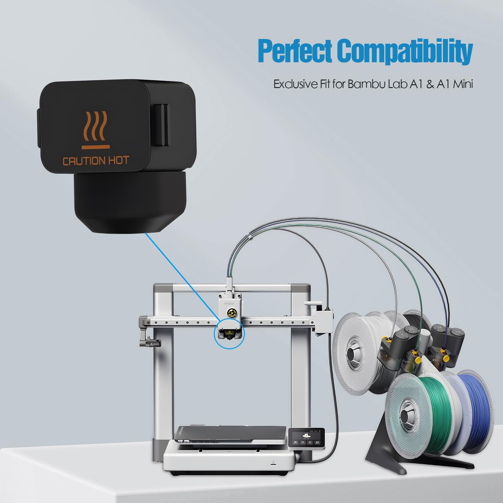 Bambu Lab A1/A1 Mini用シリコンソックス1 - 3D Printer Hotend Kit のレビューと価格