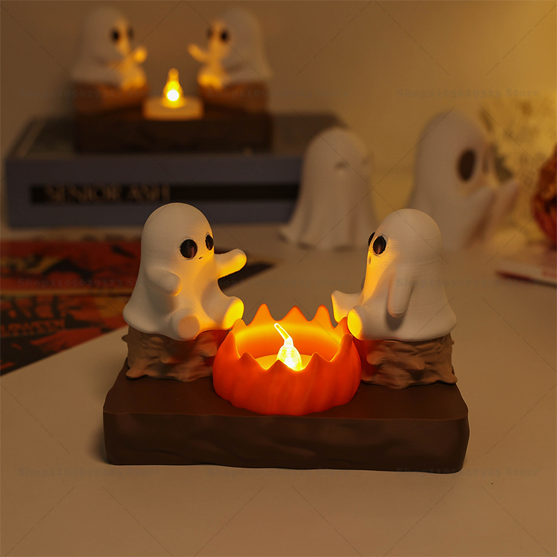 3Dプリントされたゴーストキャンプファイヤーティーライトホル - 3D Printing Ghosting のレビューと価格