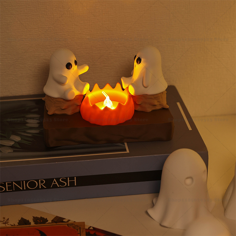 3Dプリントされたゴーストキャンプファイヤーティーライトホル - 3D Printing Ghosting のレビューと価格