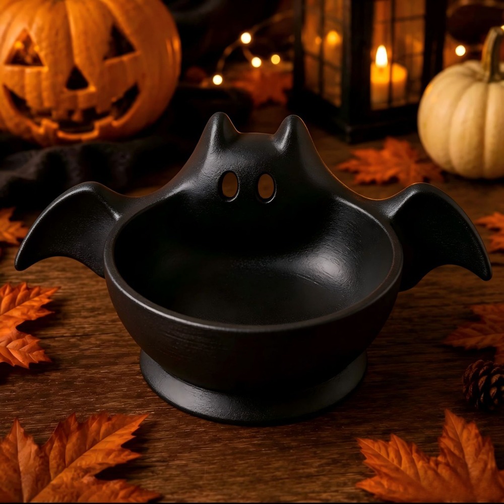 3Dプリント製ハロウィンコウモリ型収納ボウル　可愛いゴシック - 3D Printing Ghosting のレビューと価格