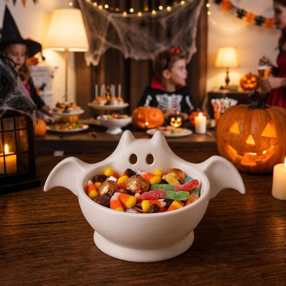 3Dプリント製ハロウィンコウモリ型収納ボウル　可愛いゴシック - 3D Printing Ghosting のレビューと価格