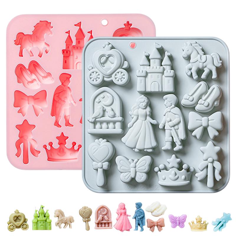 HOT!12個取りプリンス・プリンセスシリコンモールド3Dリ - 3D Printing Model Free のレビューと価格