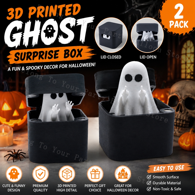 3Dプリントされた中指ゴーストサプライズボックス面白いいたず - 3D Printing Ghosting のレビューと価格