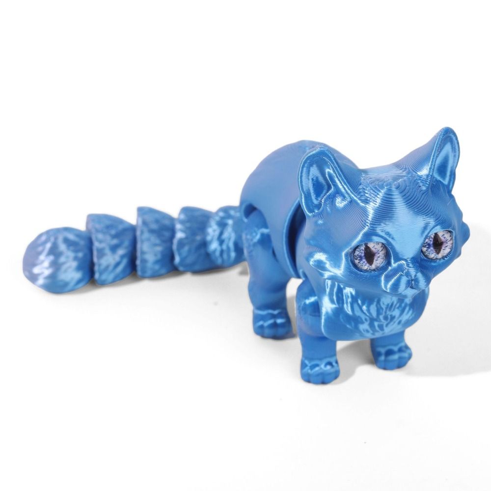 大きな目を持つ3Dプリント猫モデル、プラスチック素材、リアル - 3D Printing Figure のレビューと価格