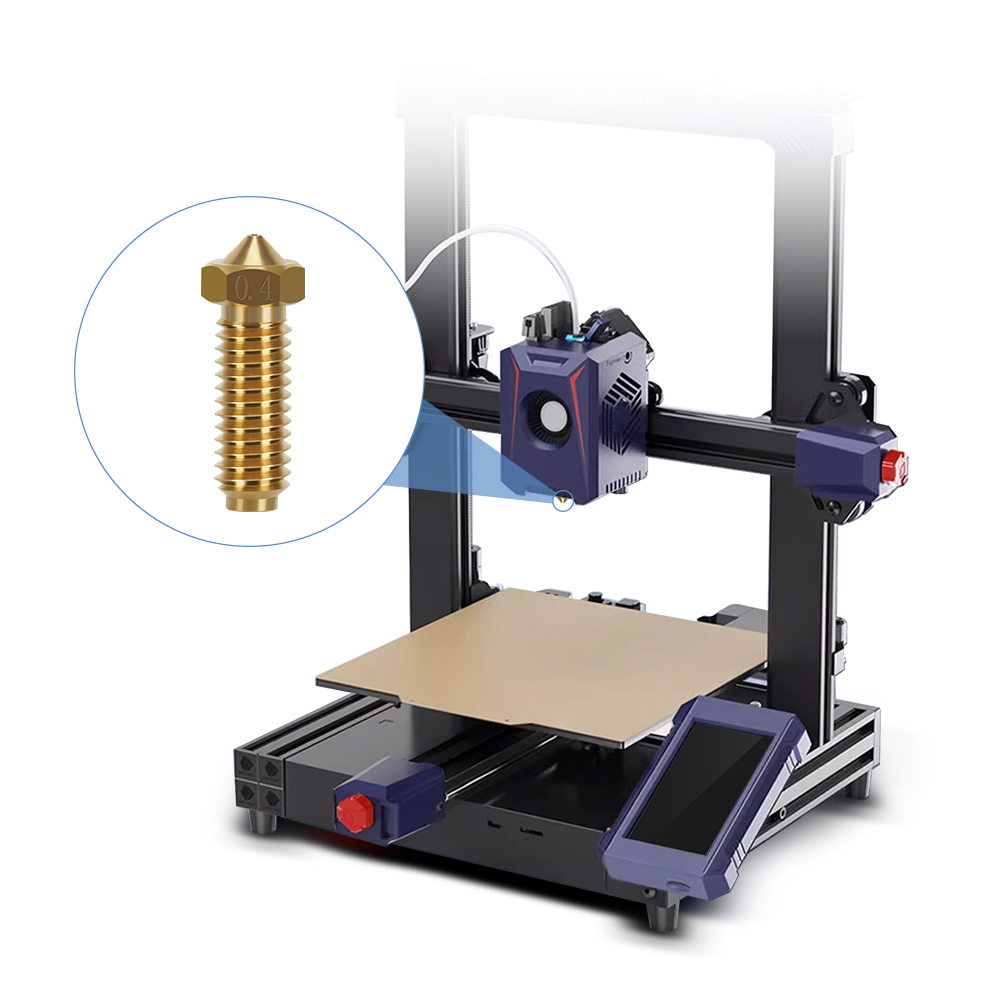 Anycubic Kobra 2用ノズル 真鍮銅硬化鋼ノズル - 3D Printer Hotend Kit のレビューと価格